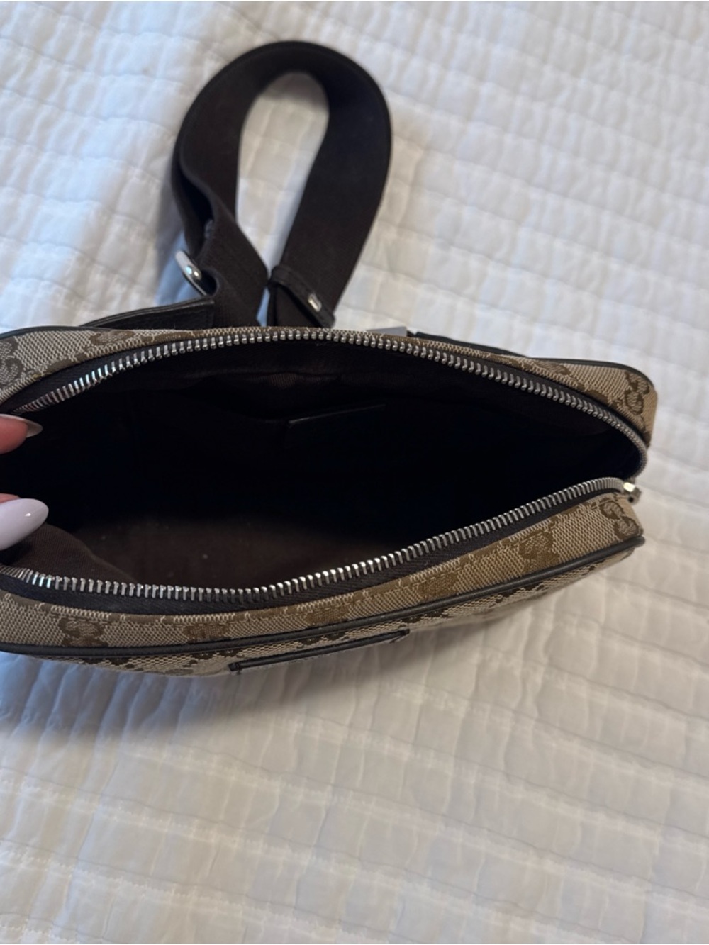 Gucci Beige and Brown GG Canvas Bag - Picture 4 of 4